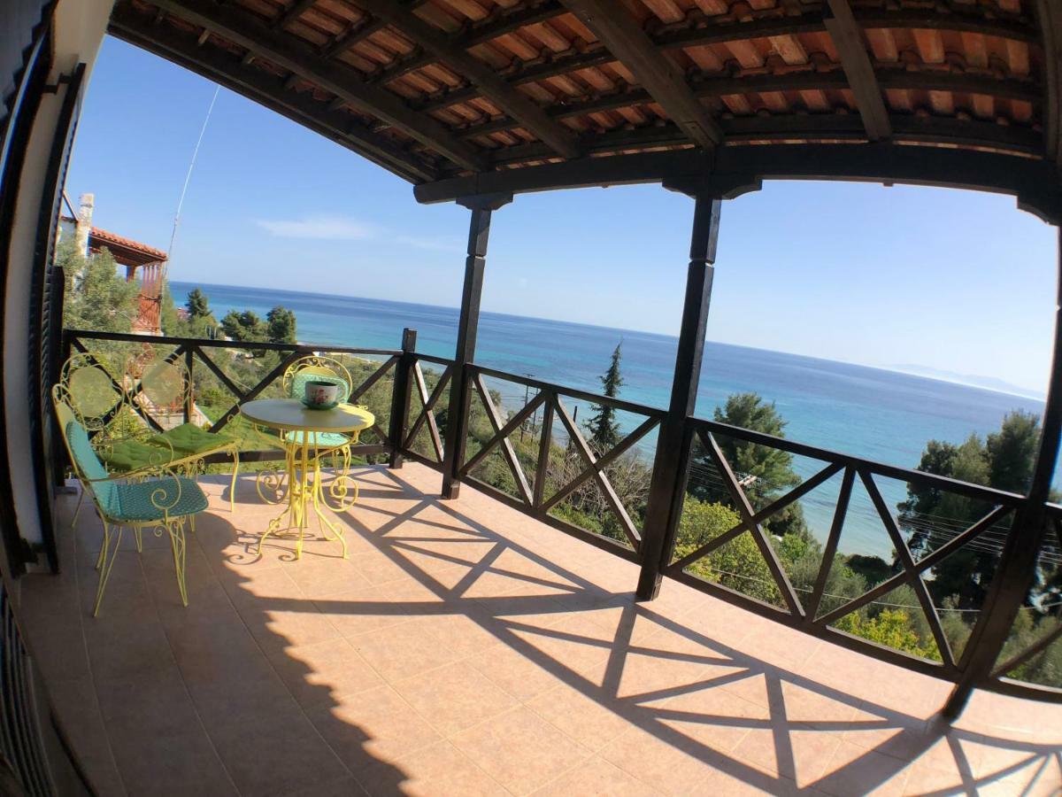 Willa Unique Sea View House Kalandra Zewnętrze zdjęcie